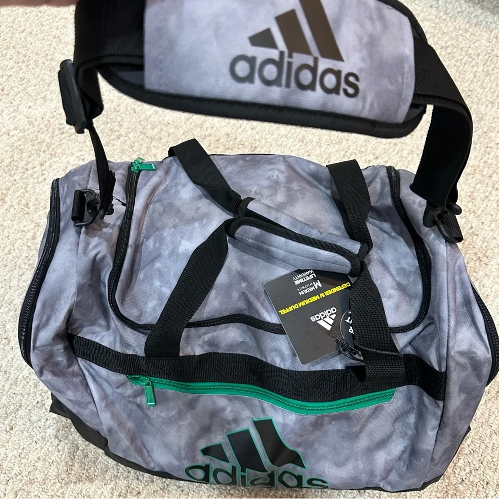 Grey Adidas Duffle Bag